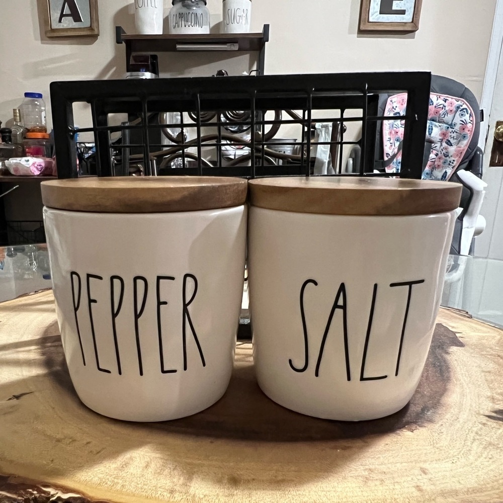 Salt and Pepper canisters
